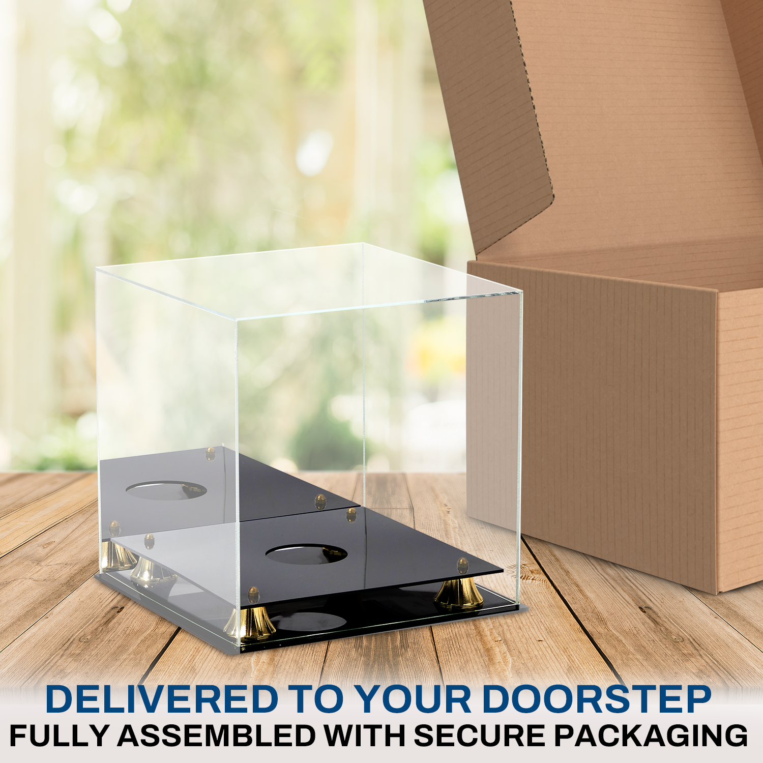 アクリル製サッカーボールディスプレイケース